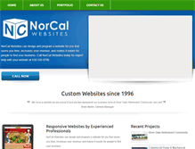 Tablet Screenshot of norcalwebsites.com